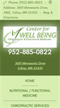 Mobile Screenshot of centerforwellbeingpc.com